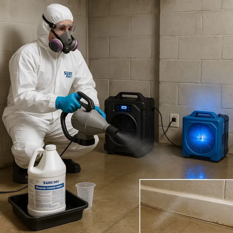 Sanitization and Odor Removal process in Monticello, FL